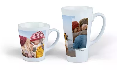 CEWE Photo Latte Mug | Add your own photos and text | Wide selection of free design templates