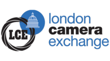 Logo of the London Camera Exchange showing a camera and a dome.