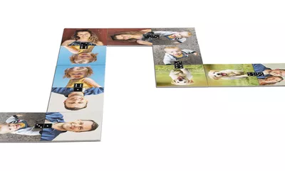 CEWE Personalised Photo Domino Cards | Set of 28 | Choose 7 of Your Favourite Photos