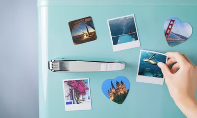 CEWE Photo Magnets | Square, Heart or Retro shapes | Add your favourite photos