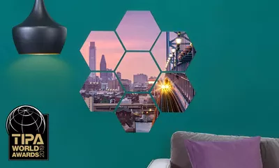 CEWE hexxas - Hexagonal Photo Tiles | Quality high density foam board | Unlimited layout options