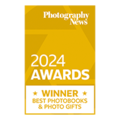 Award plaque for best photobooks and photo gifts 2024